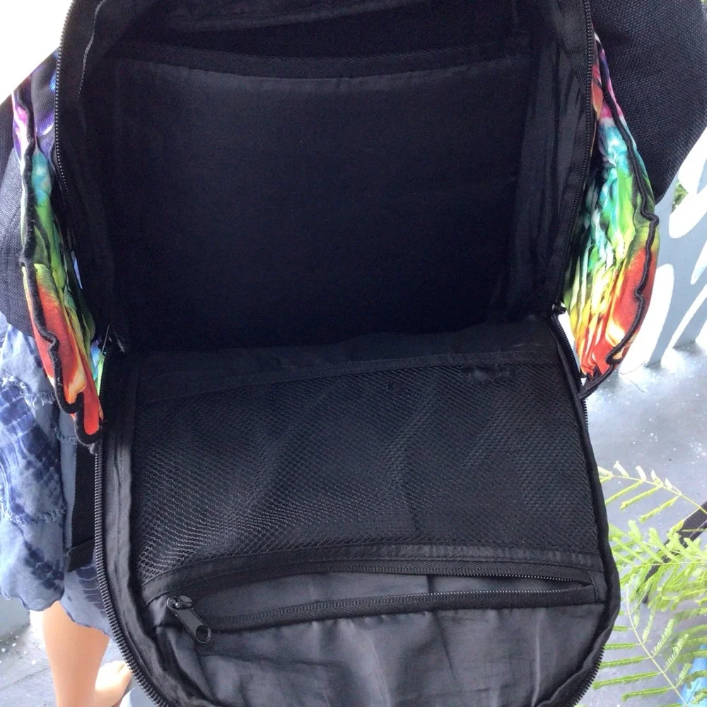 Sprayground Limited Edition Rainbow Feather Angel Wings Backpack - Multicolor